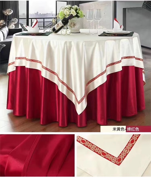 餐饮布草搭在搭配上有哪些规则？